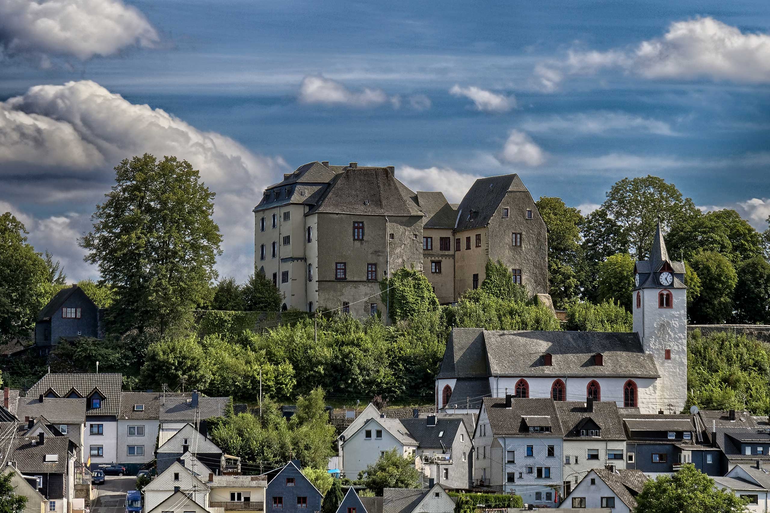 Blick auf Schloss Westerburg